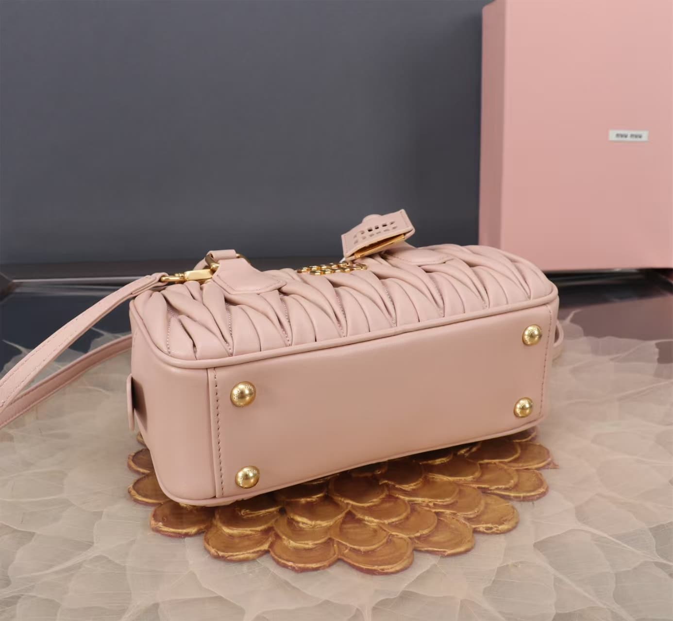 Miu Miu Arcadie matelassé nappa leather bag High
