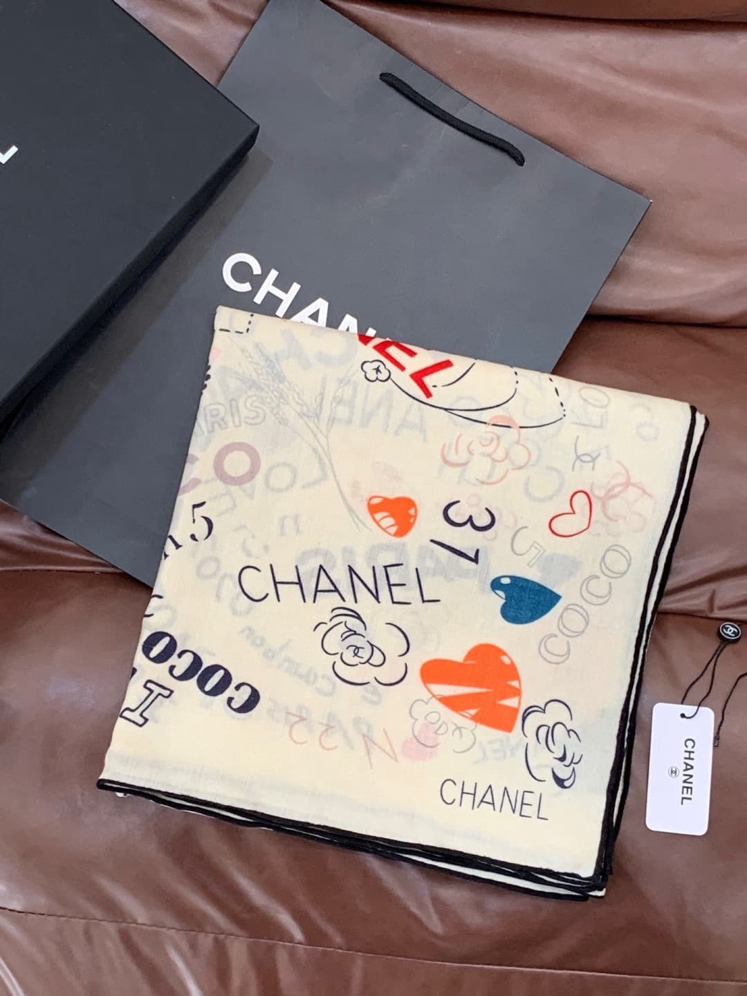 Chanel Silk Square Scarf