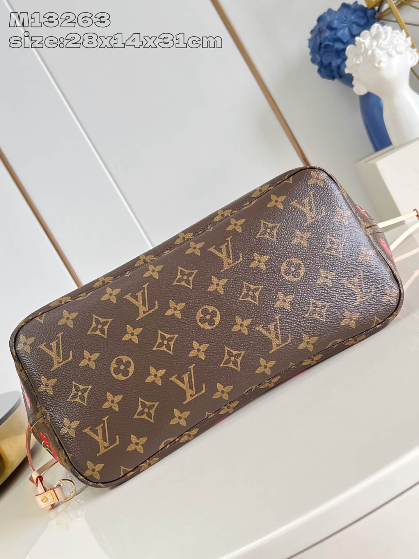 Louis Vuitton x Murakami Neverfull MM Monogram cherry coated canvas M13263 High