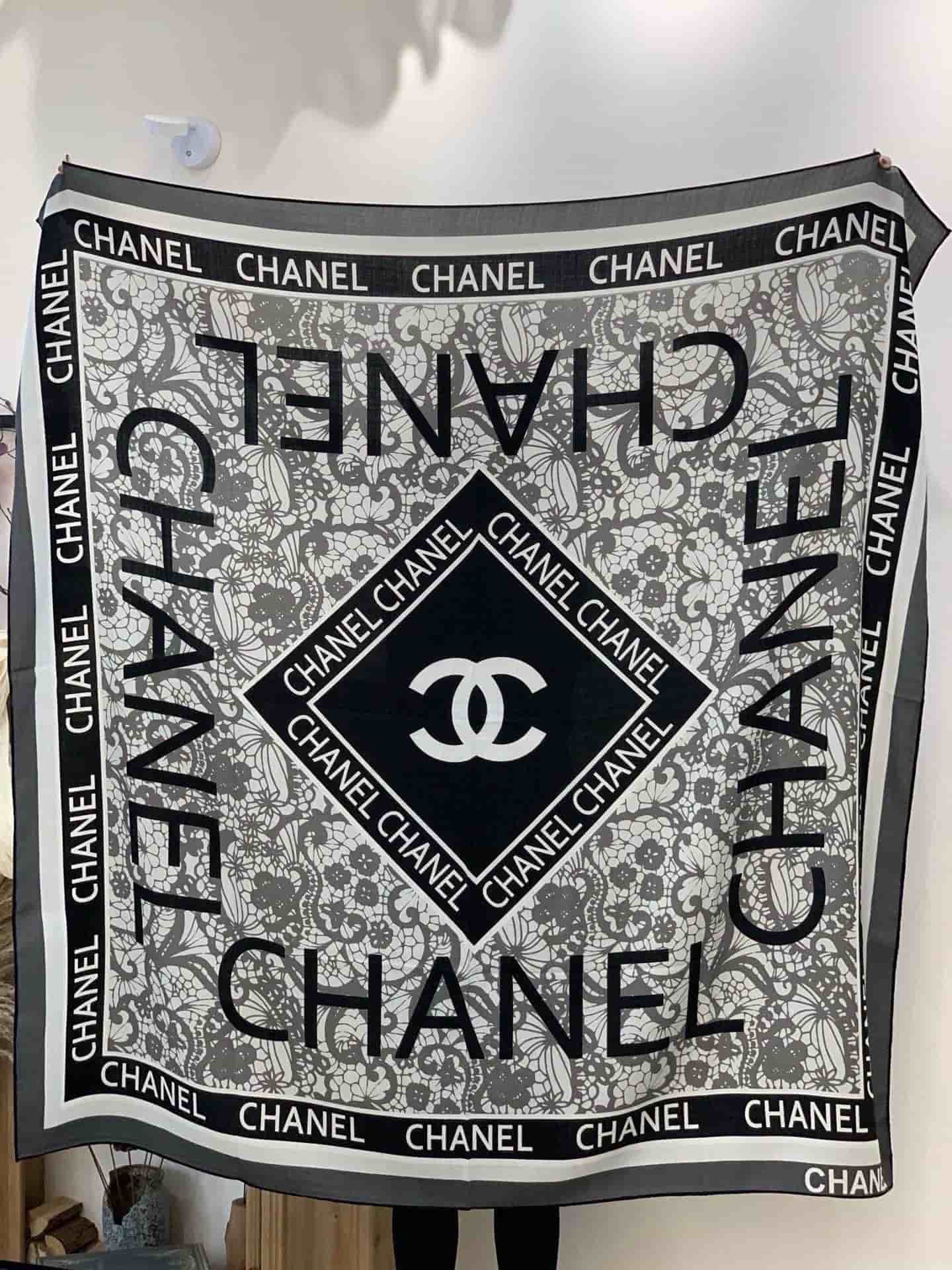 Chanel silk scarf