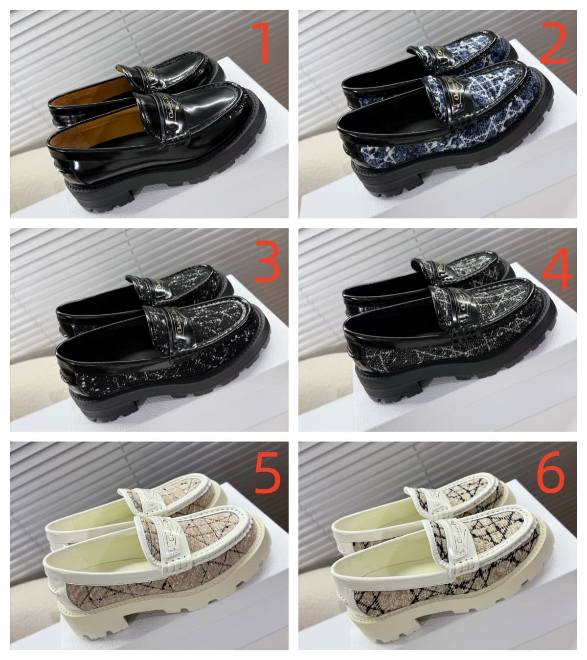 Dior Boy Platform Loafer Shoes Women