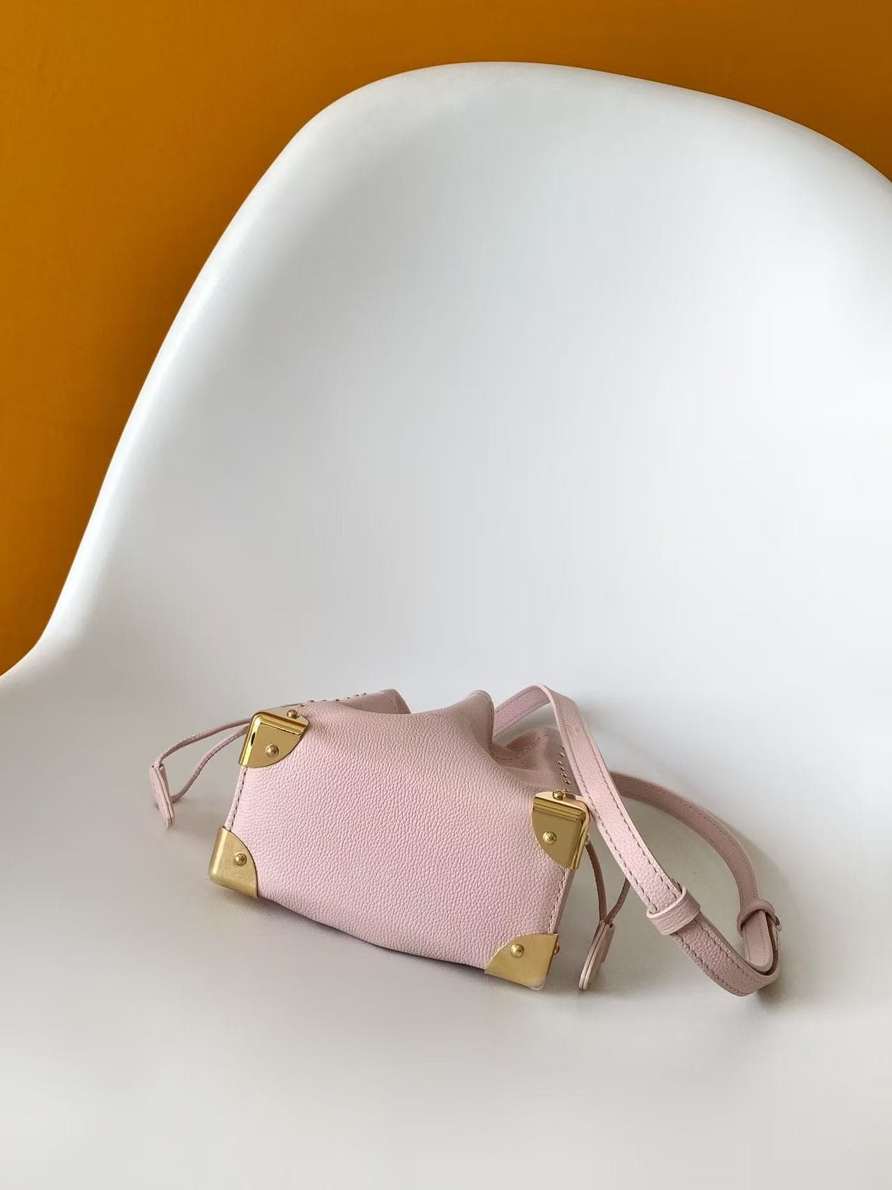 Louis Vuitton Nano Noé Trunk Rose Petal Calfskin leather M2A067 High