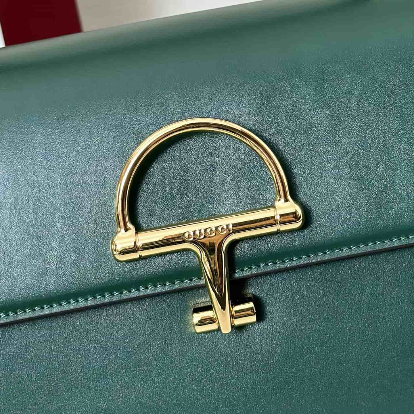 Gucci Siena medium top handle bag 855535 Grean High