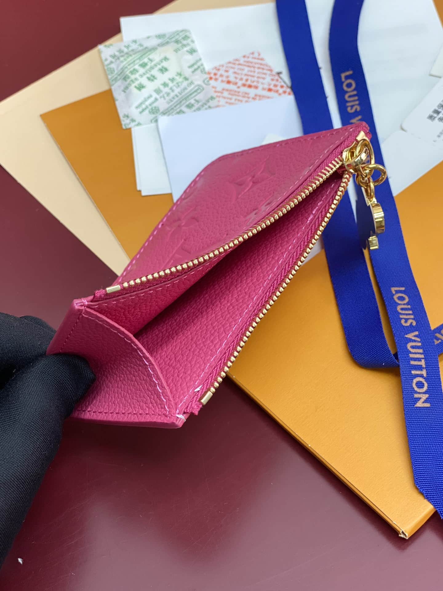 Louis Vuitton x Murakami Romy Card Holder Monogram Empreinte Leather M14155 High