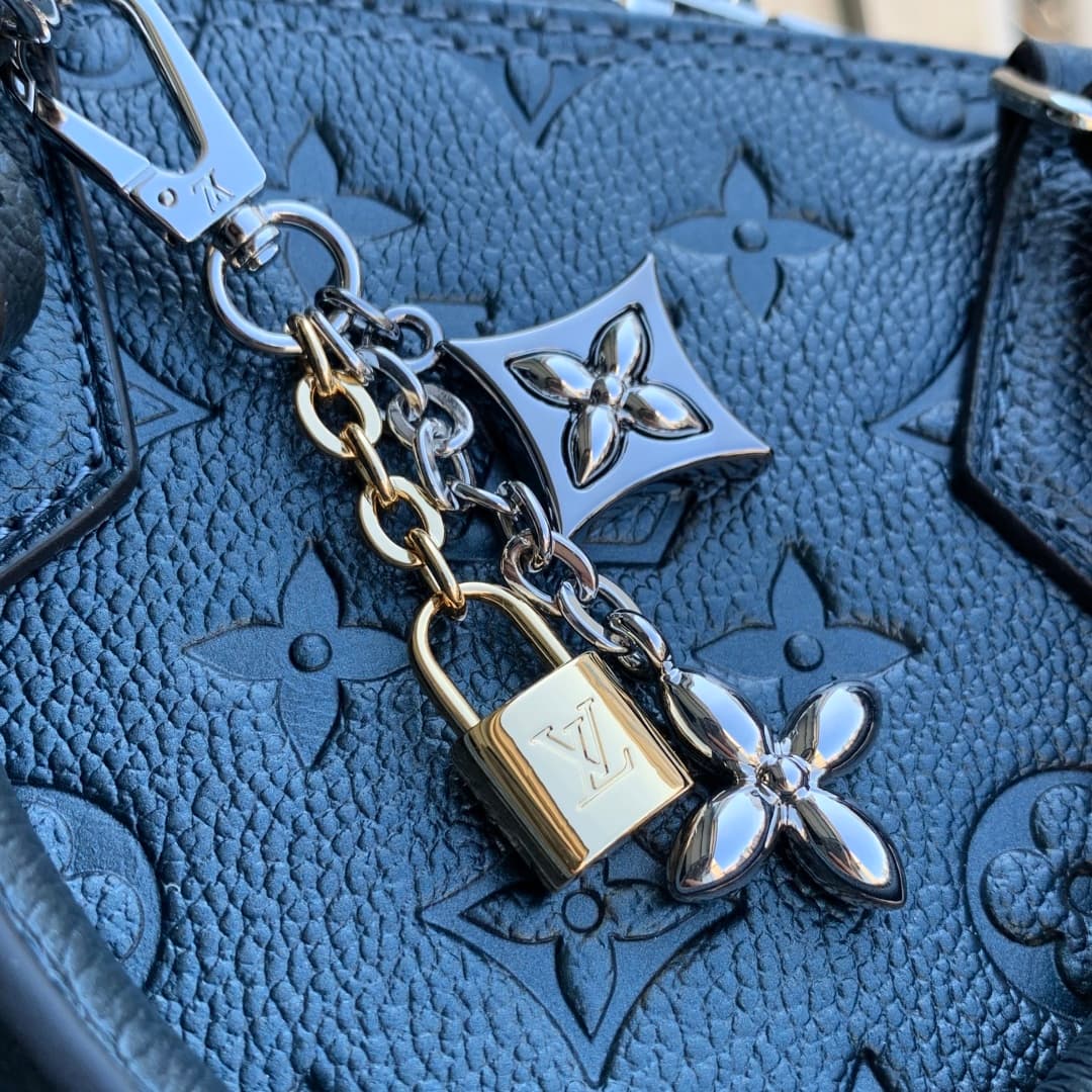 Louis Vuitton Alma BB bag Monogram Empreinte M26686 Shimmery Ink High