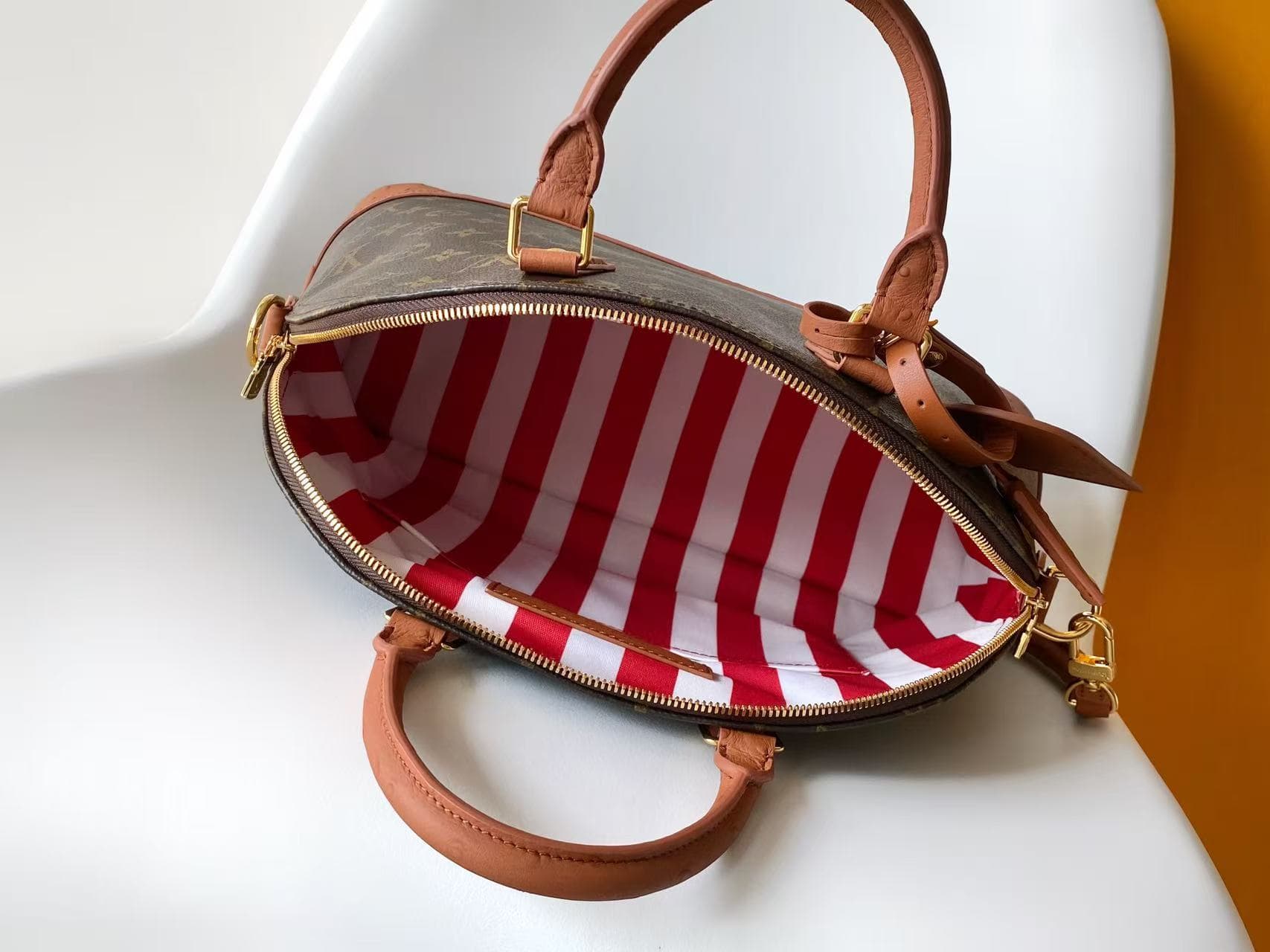 Louis Vuitton Alma MM Soft Celebration Monogram coated canvas N30049 High