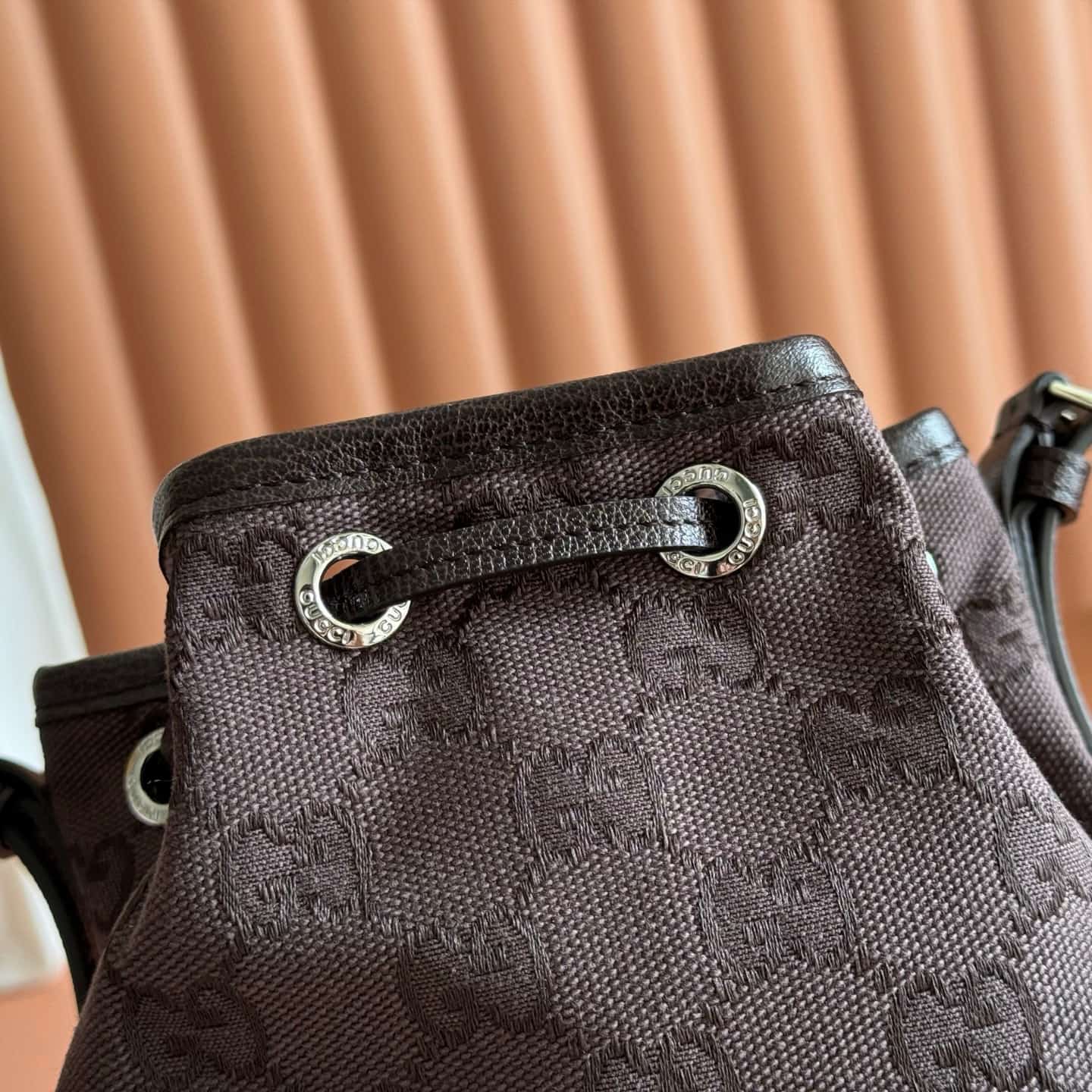 Gucci GG canvas bucket bag 875237 High