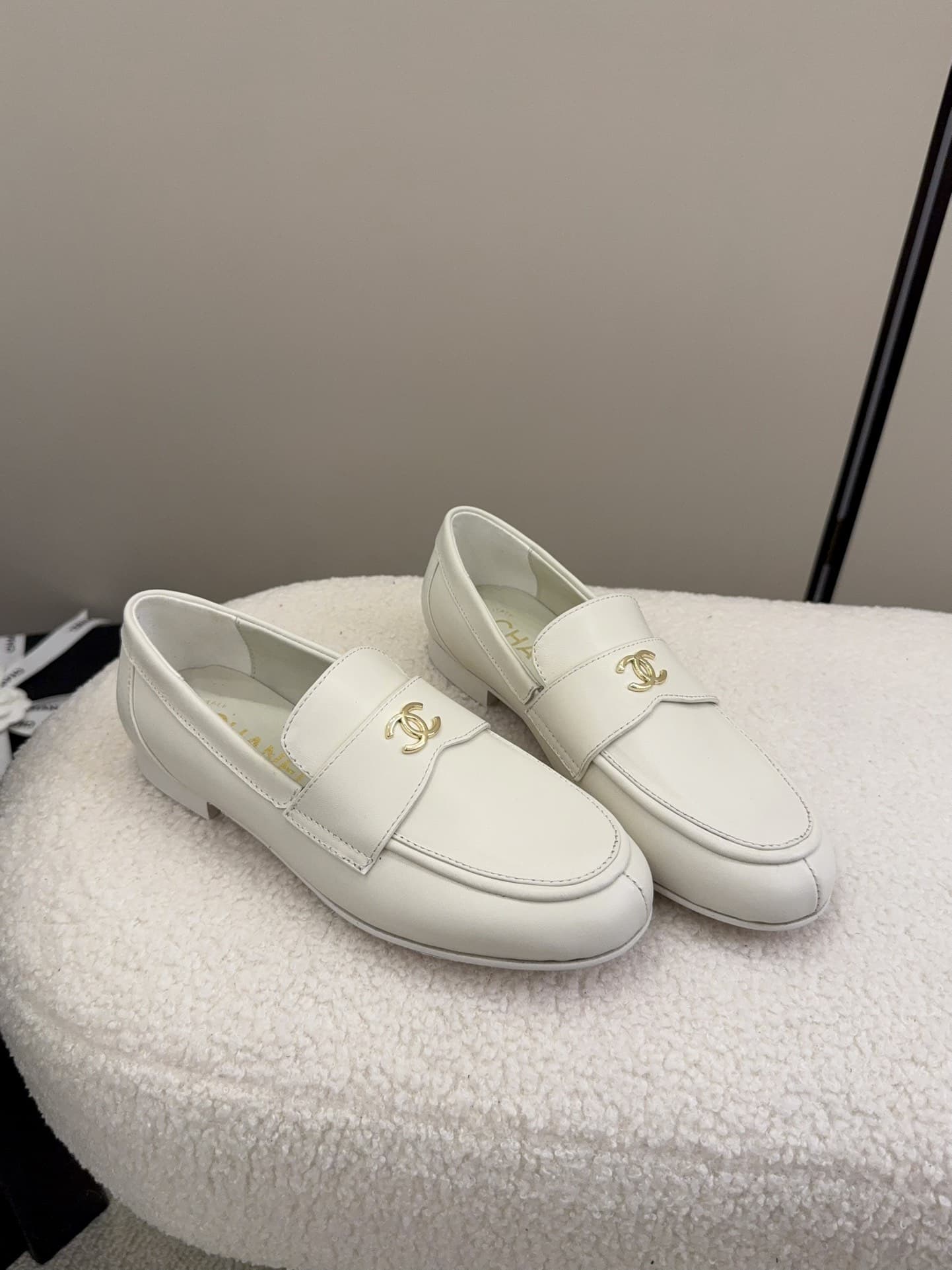 Chanel Moccasins Loafer Shoes Women