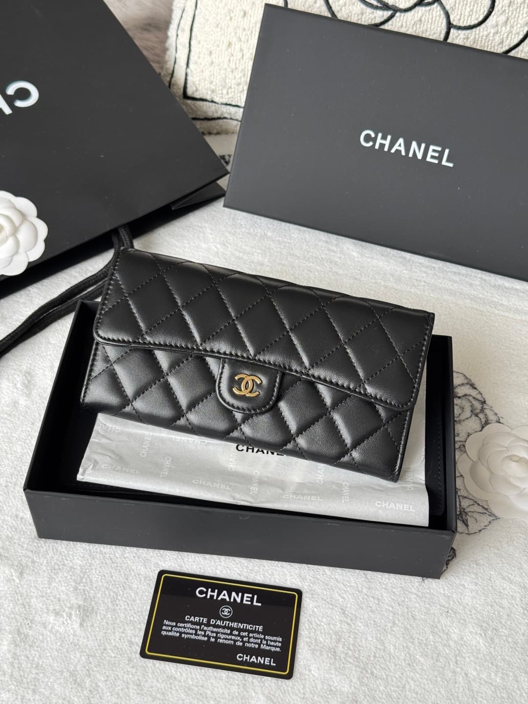 Chanel Classic Flap Long Wallet A80758 A