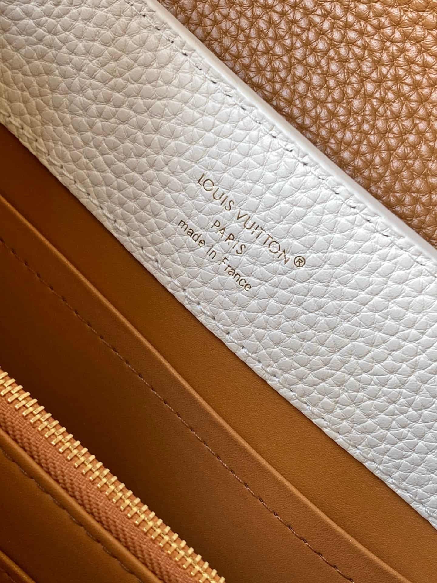 Louis Vuitton Capucines Cream/Arizona Beige Taurillon leather M25466 TOP