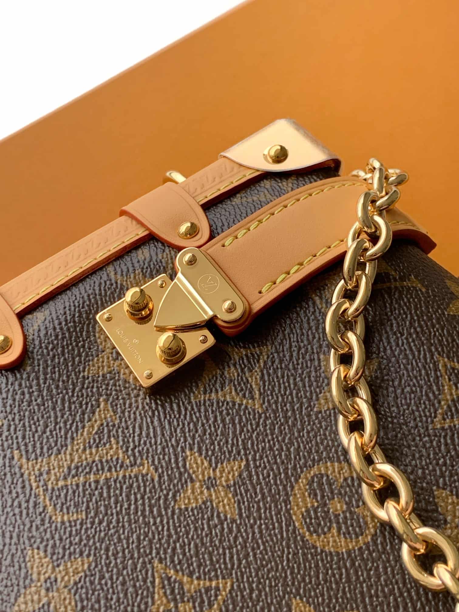 Louis Vuitton Side Trunk MM East West Monogram coated canvas M28385 High