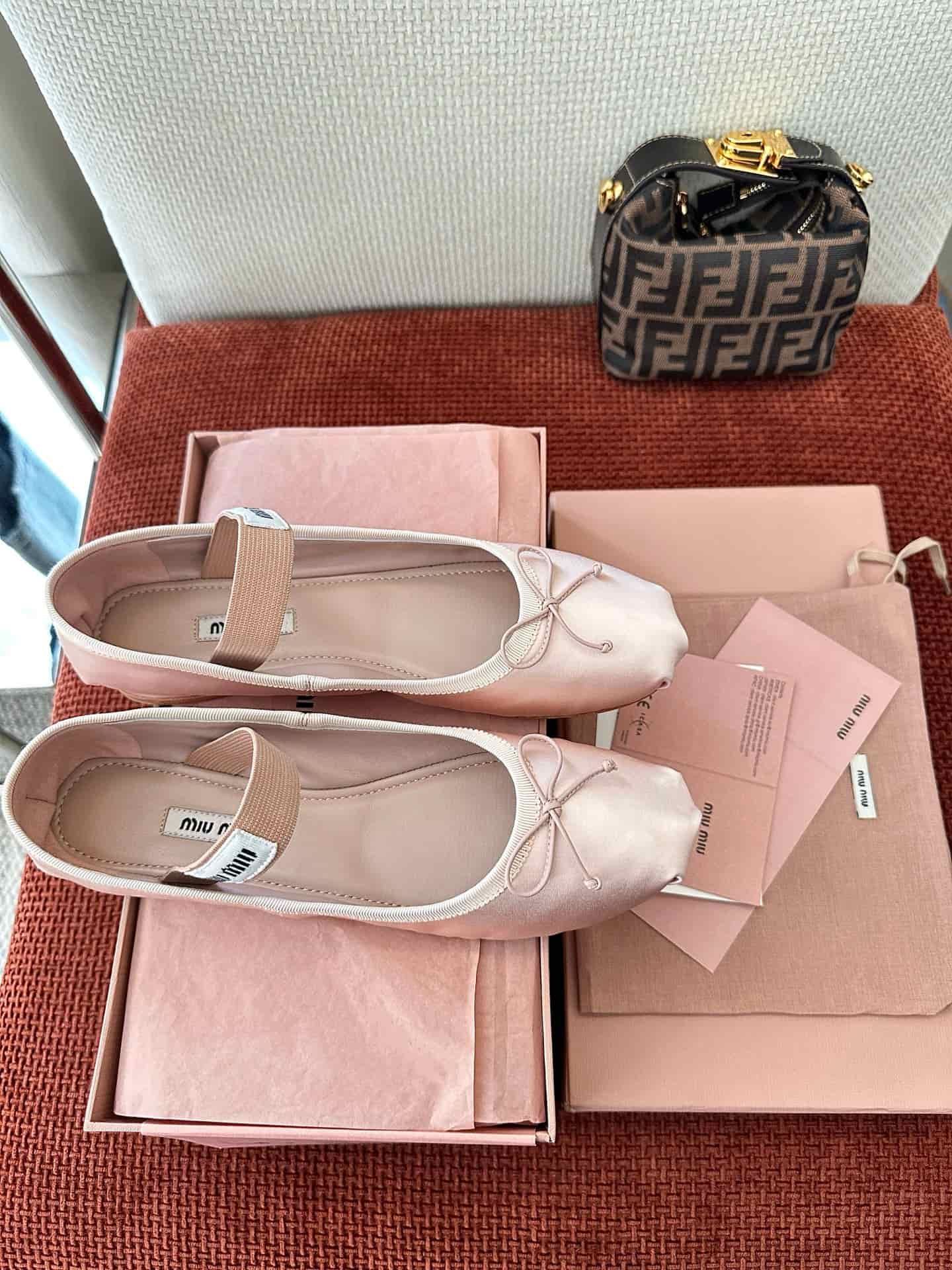 Miu Miu Ballet Flat Shoes Women