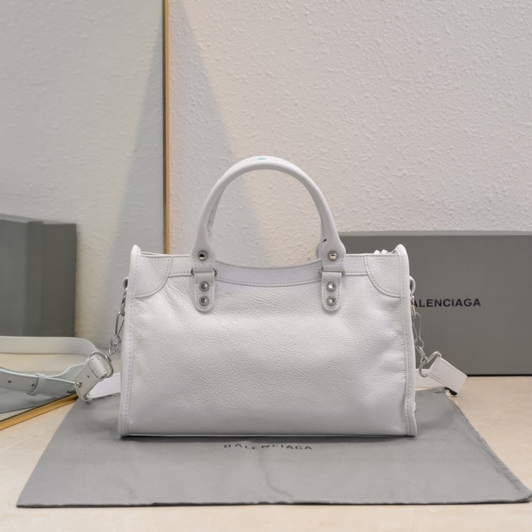 WOMEN'S LE CITY SMALL BAG Lambskin & Silver Metal High