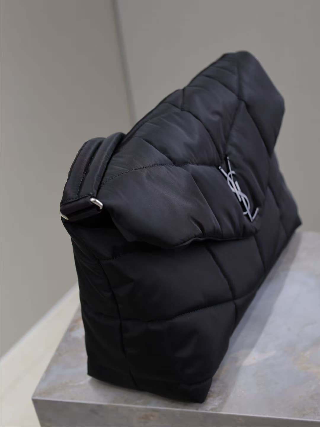 Saint Laurent Puffer Shoulder Bag in Nappa Leather High