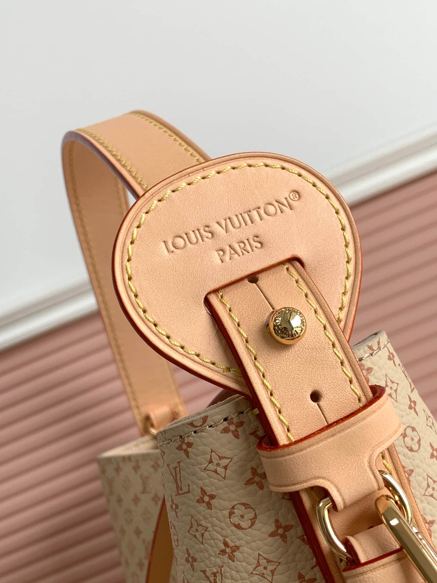 Louis Vuitton All In BB Dune/Sand Calfskin leather M15130 High