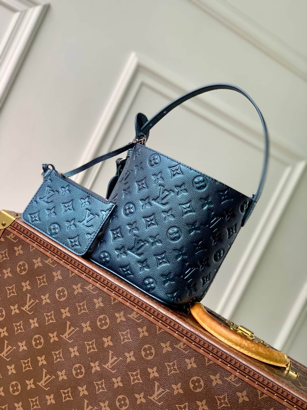 Louis Vuitton All In BB Cowhide leather M26430 Shimmery Ink High