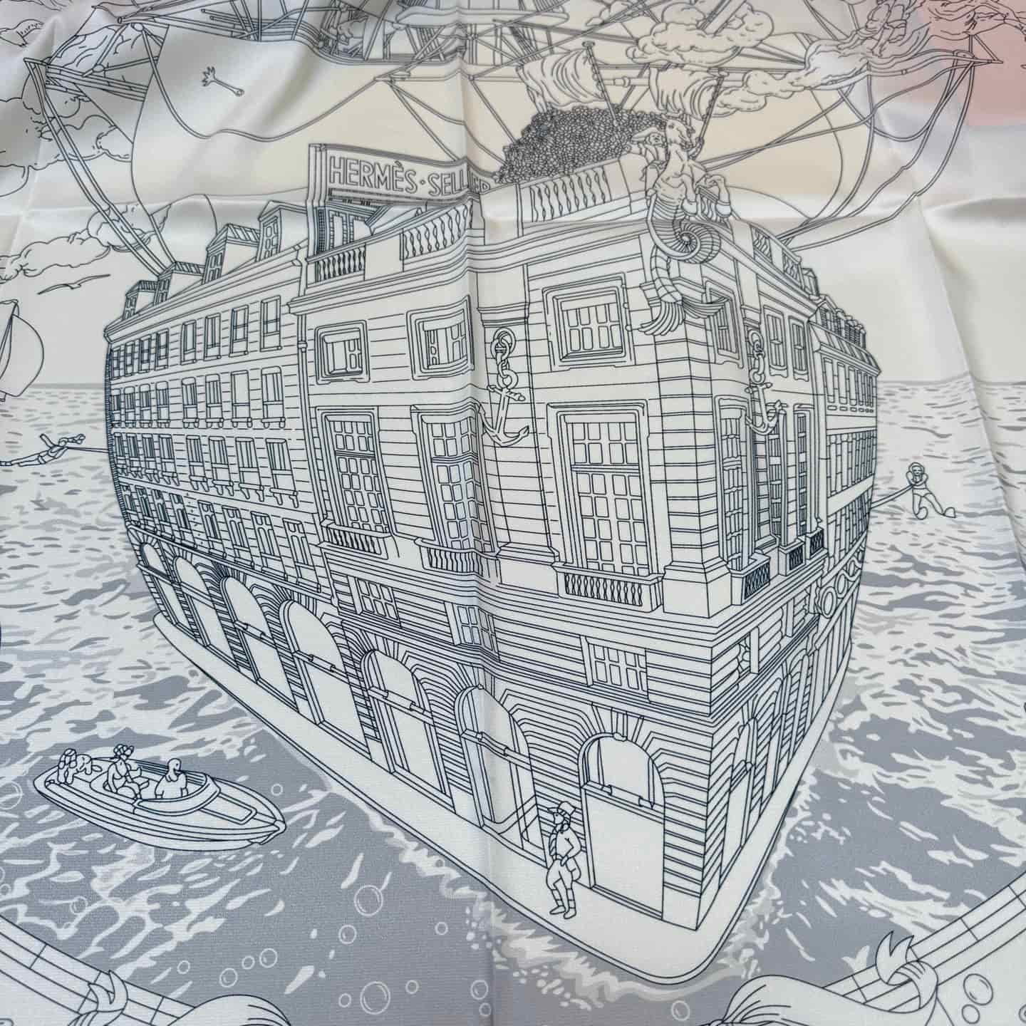 Hermes Silk Flagship Scarf 90