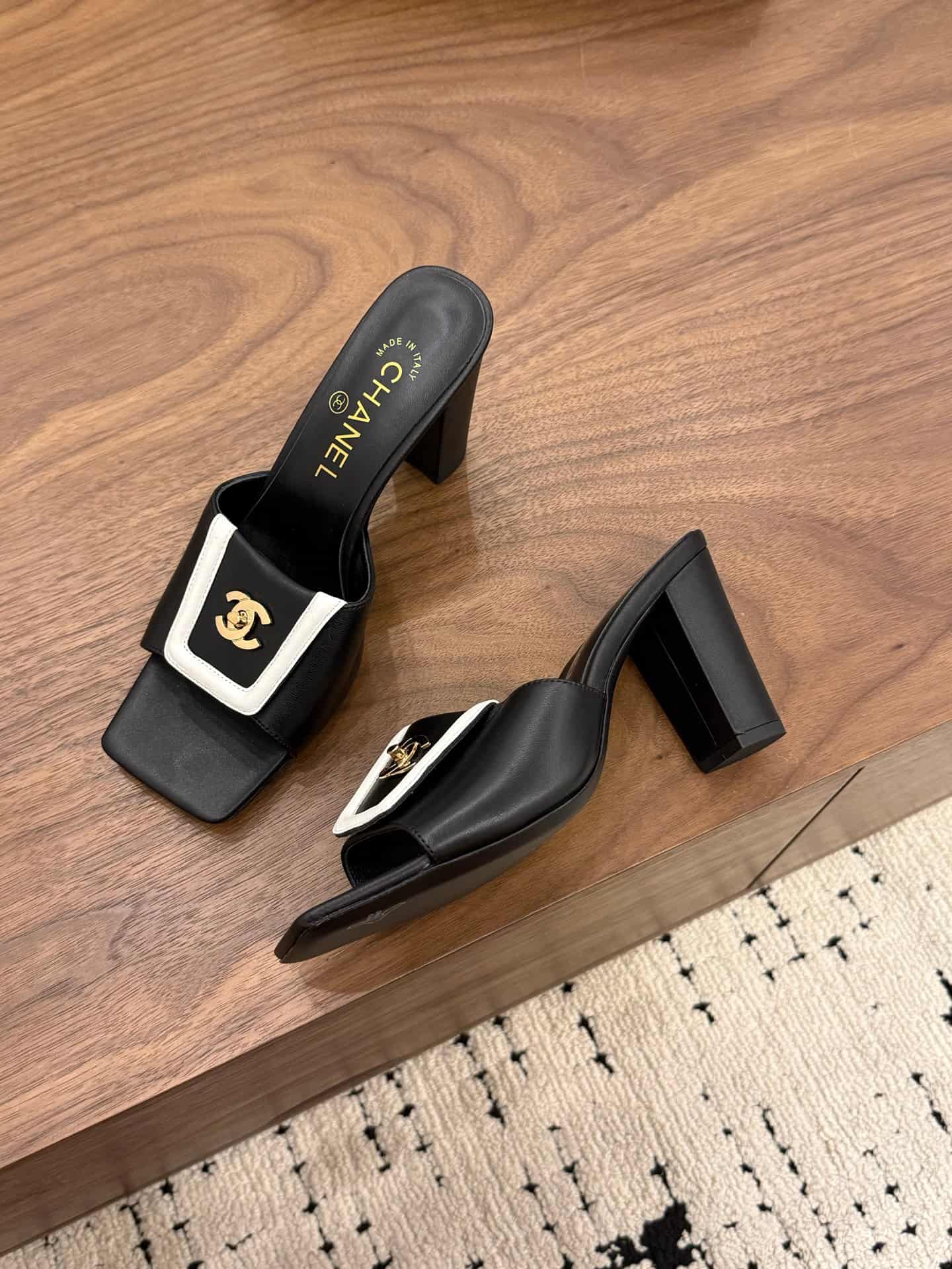 Chanel Square-toe Mules Women