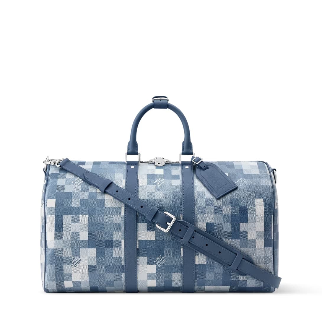 Louis Vuitton Keepall Bandoulière 45 Denim Blue Damoflage coated canvas M29601 TOP