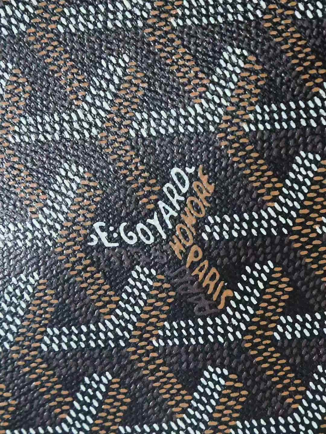 Goyard Jouvence Toiletry Bag in Black Goyardine Canvas High