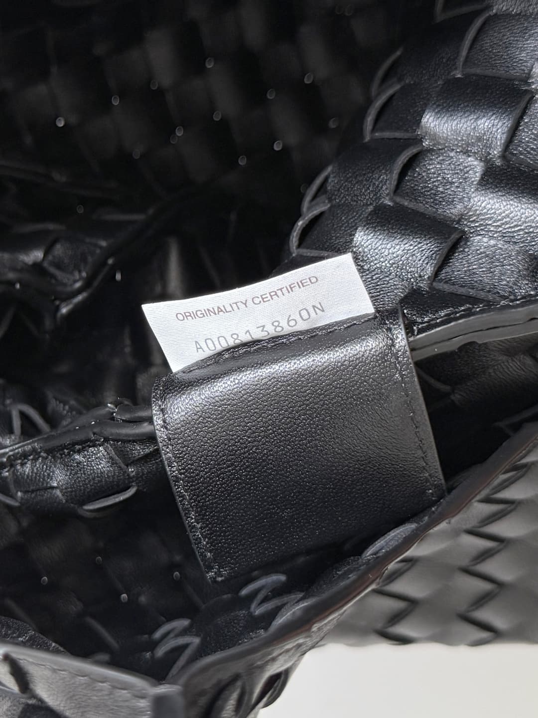 Bottega Veneta Large Campana shoulder bag in Intrecciato leather Black TOP
