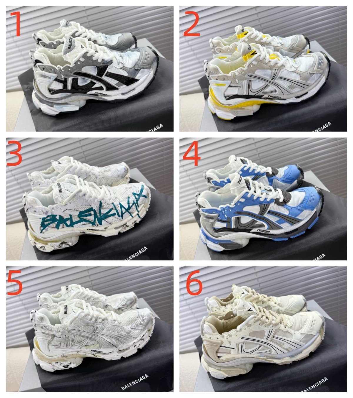 Balenciaga Runner Sneaker Shoes Men Women