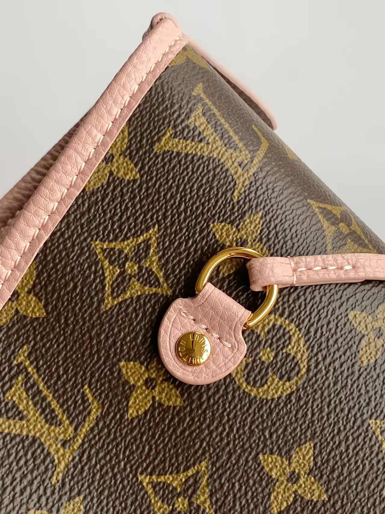 Louis Vuitton Neverfull Inside Out MM Monogram Sand Coates canvas M28375 High