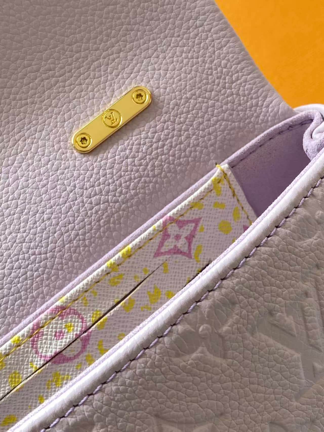 Louis Vuitton Nano Madeleine Sweet Lavender Monogram Empreinte Leather M29380 High