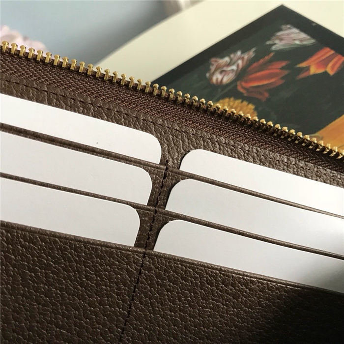 Ophidia GG zip around wallet GG Supreme canvas 523154 high