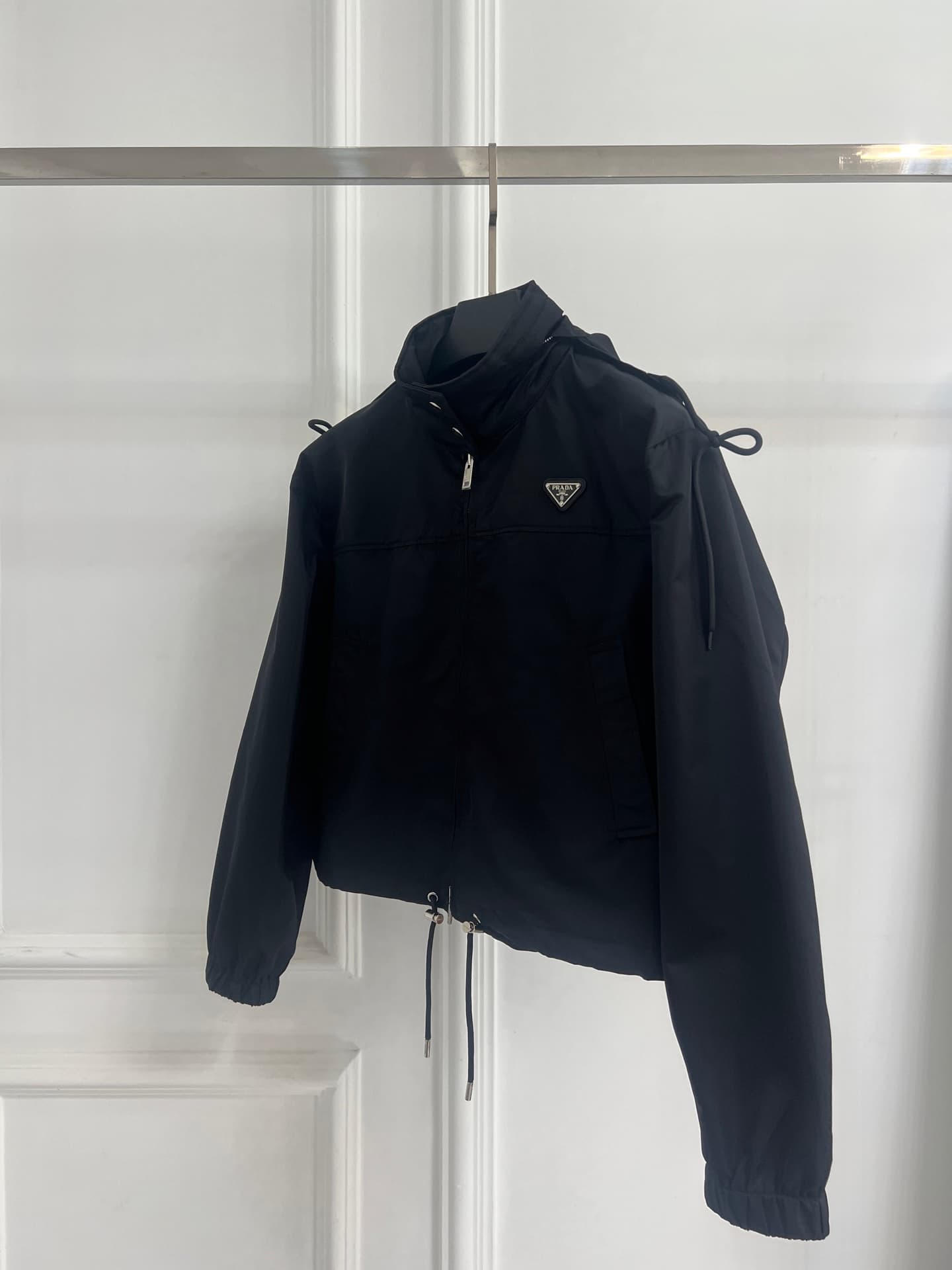 Prada Black Re-nylon Blouson Jacket