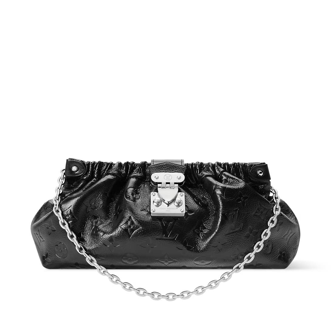 Louis Vuitton Pochette Sling PM Black Calfskin leather M27822 TOP