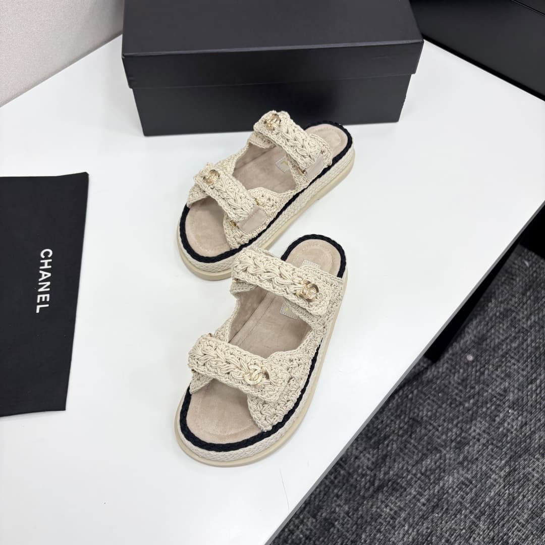 Chanel Sandro Suede Sandal Shoes Women