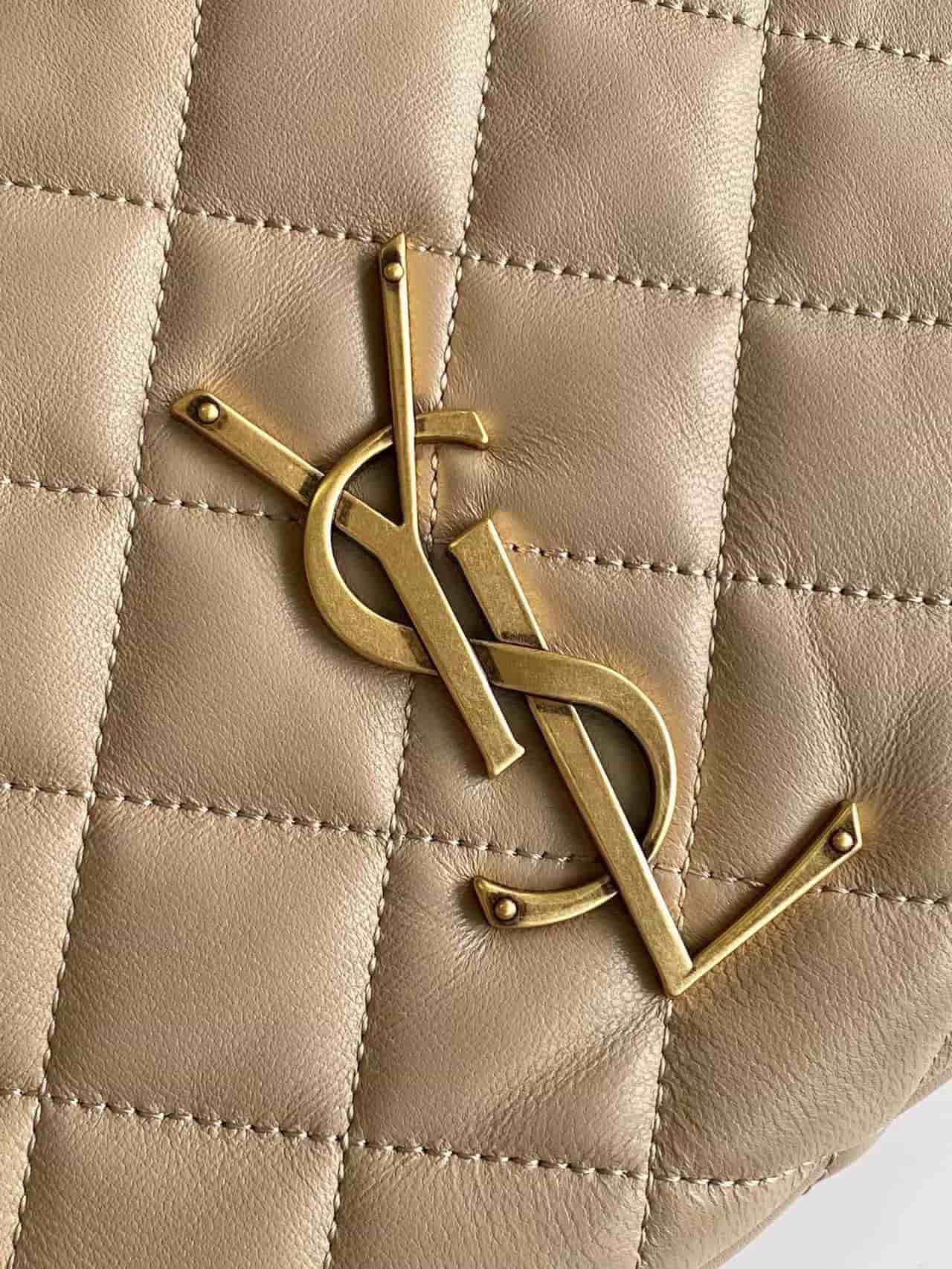ICARINO in quilted nappa DARK BEIGE High