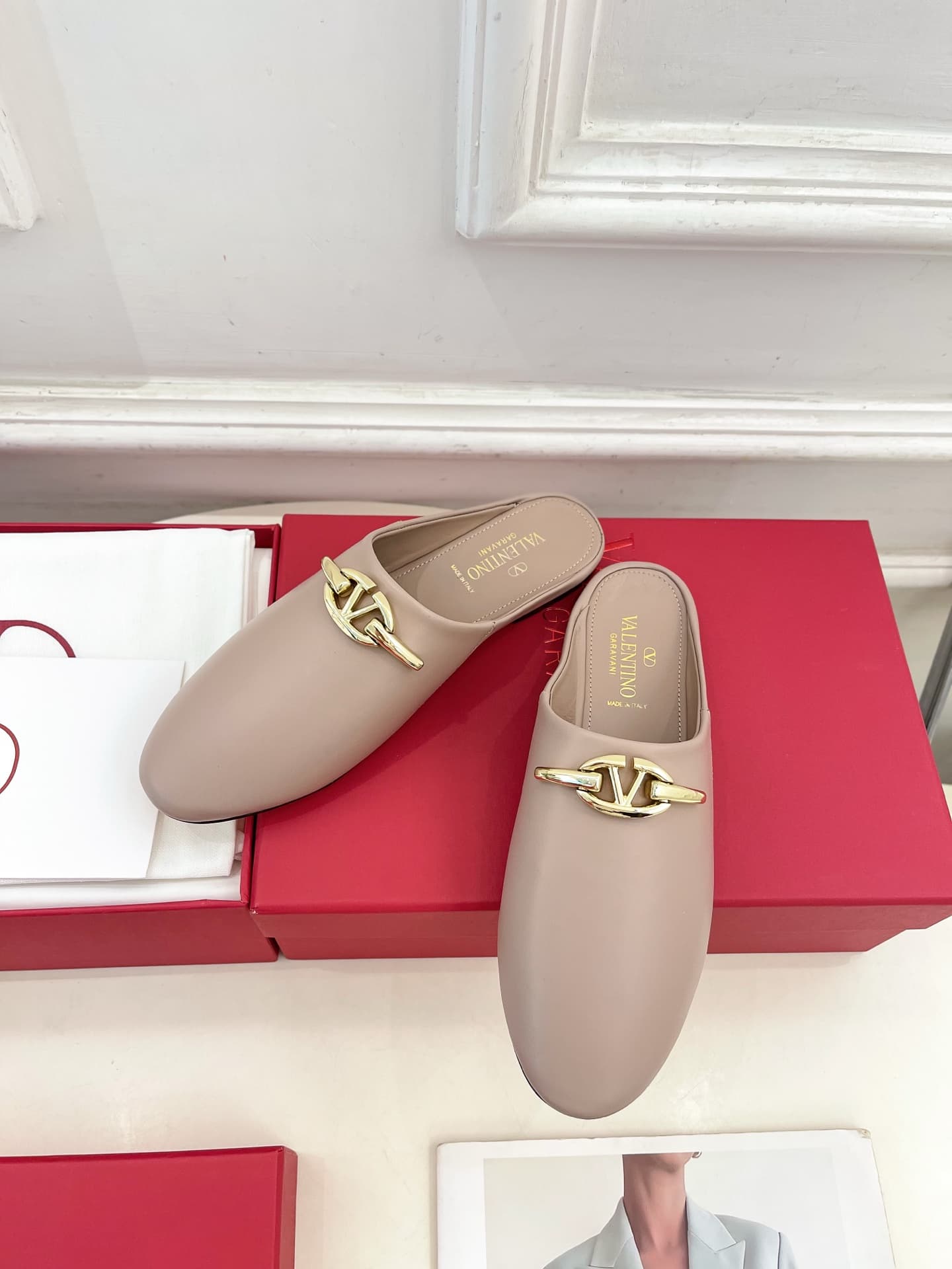 Valentino Garavani VLogo Signature leather mules Shoes Women