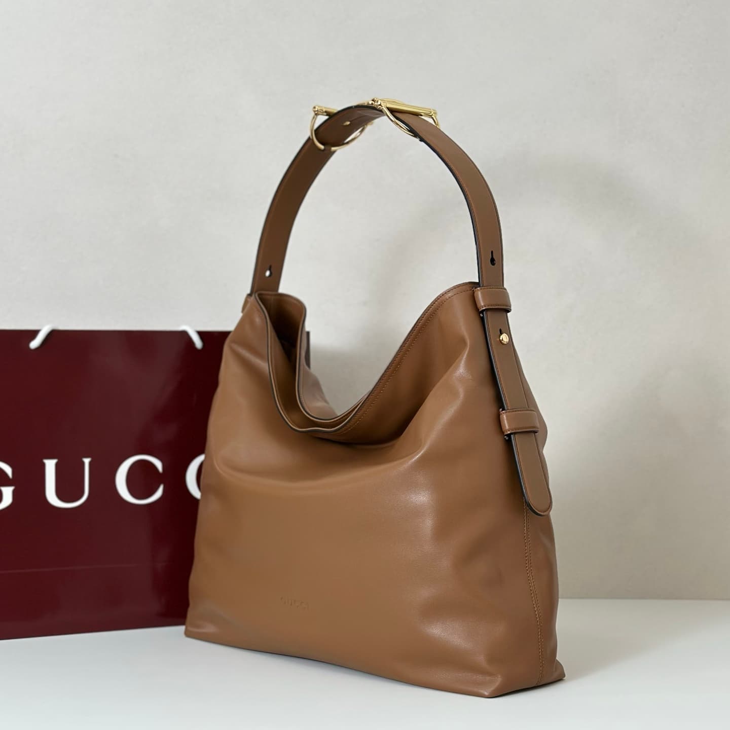 Gucci Beatrix large tote bag 850546 brown leather High