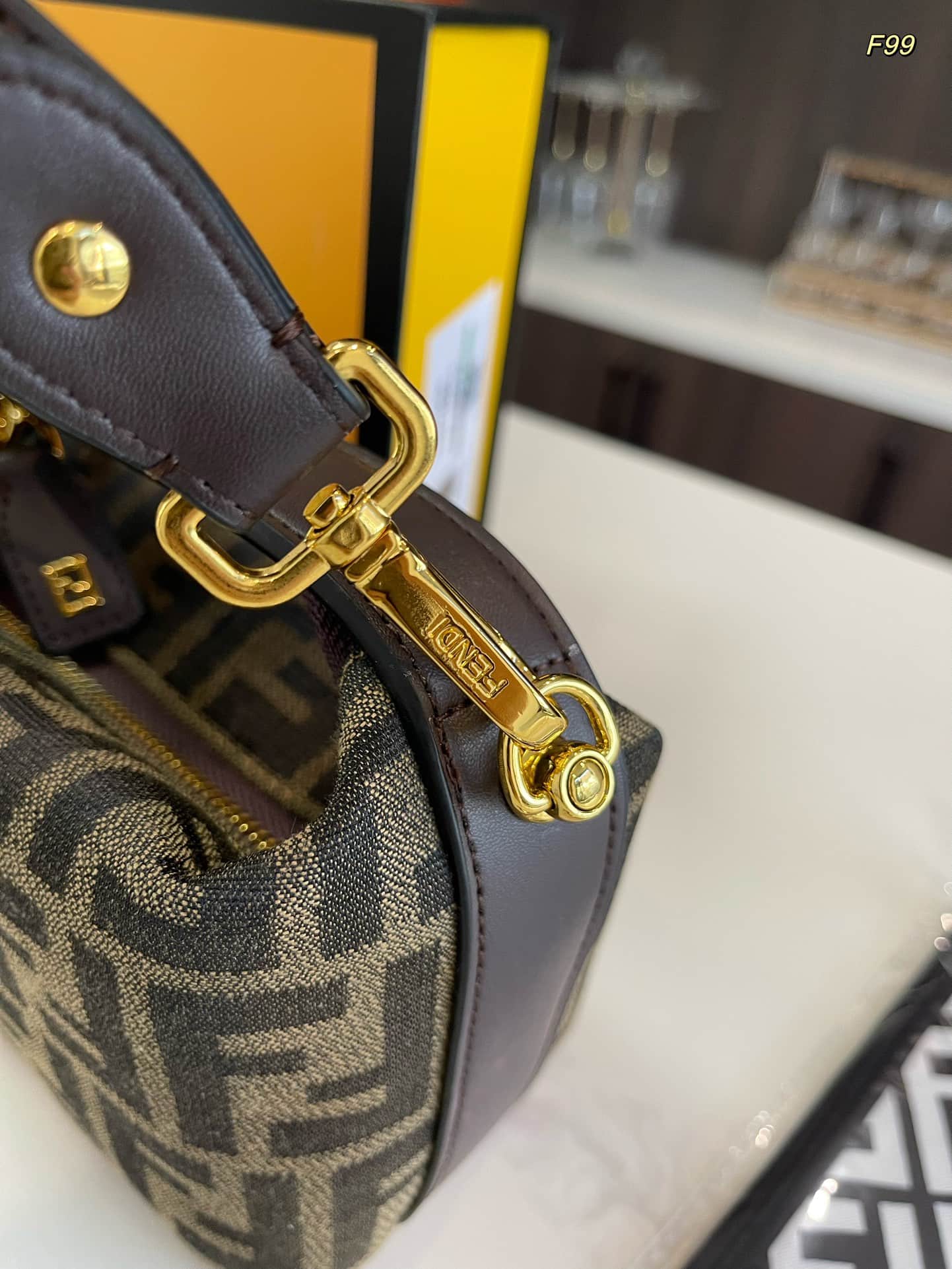Fendi Zucca Mini Shoulder Bag