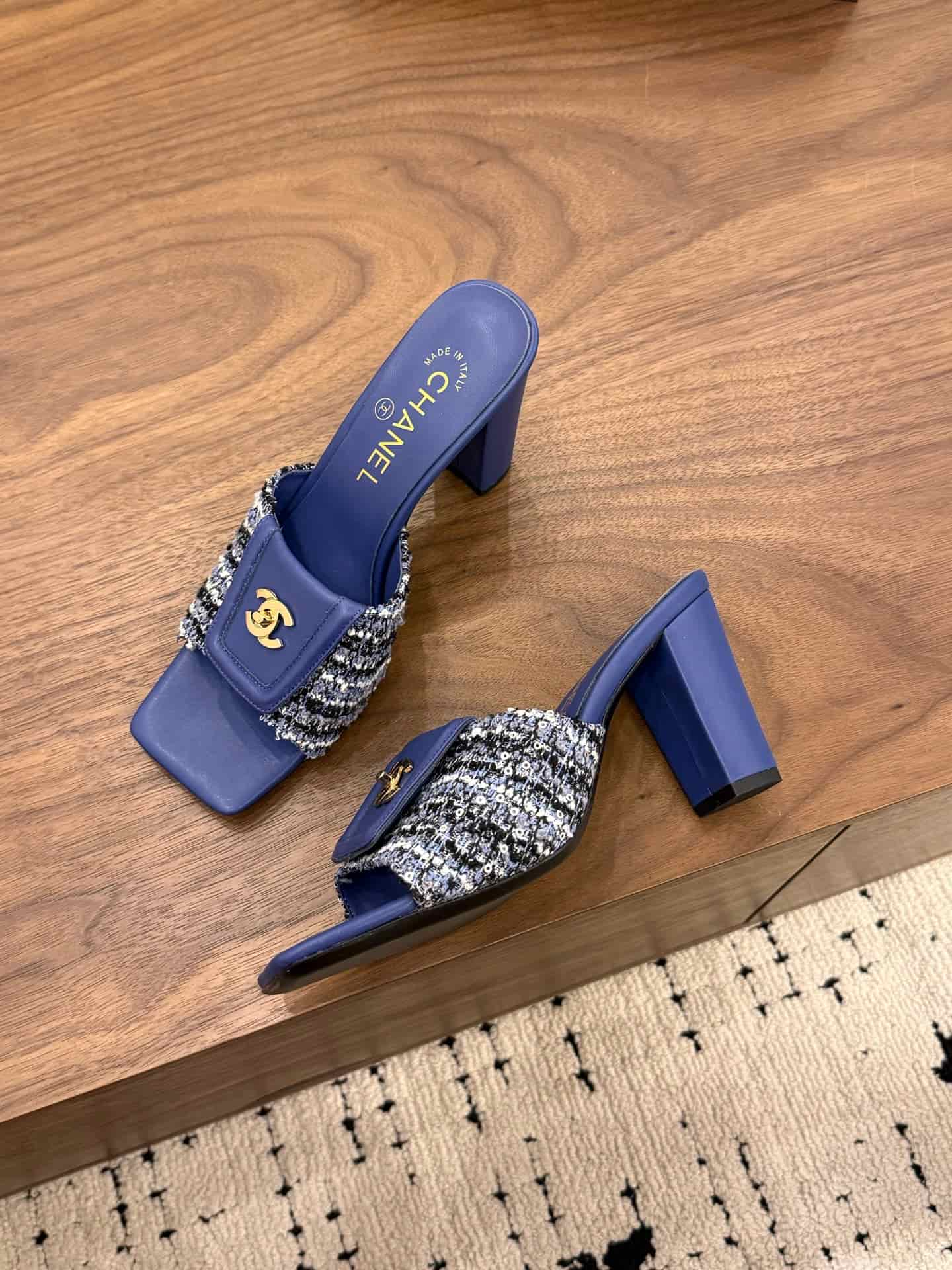 Chanel Square-toe Mules Women