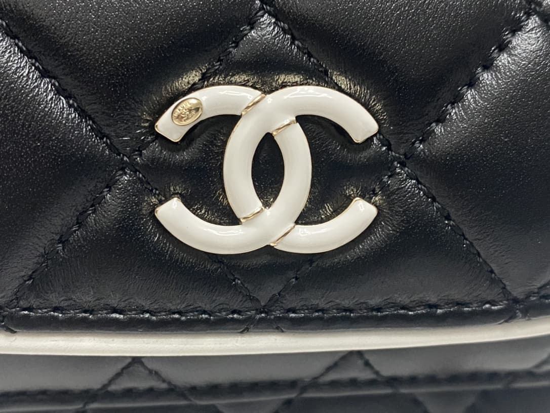 Chanel Mini Backpack Lambskin & Gold-Tone Metal AP3753 Black A