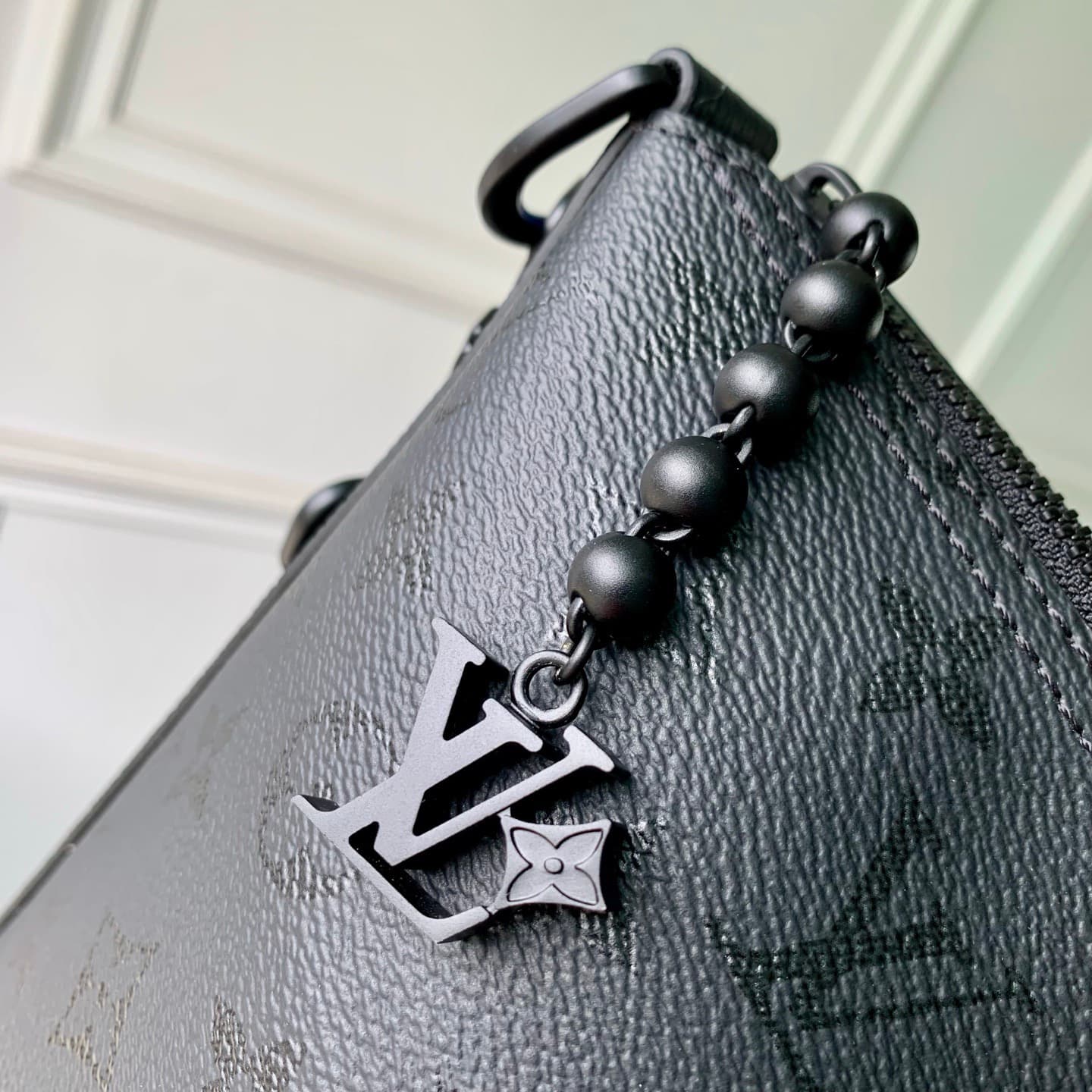 Louis Vuitton Vagabon Hobo Black Monogram Midnight coated canvas M27856 High