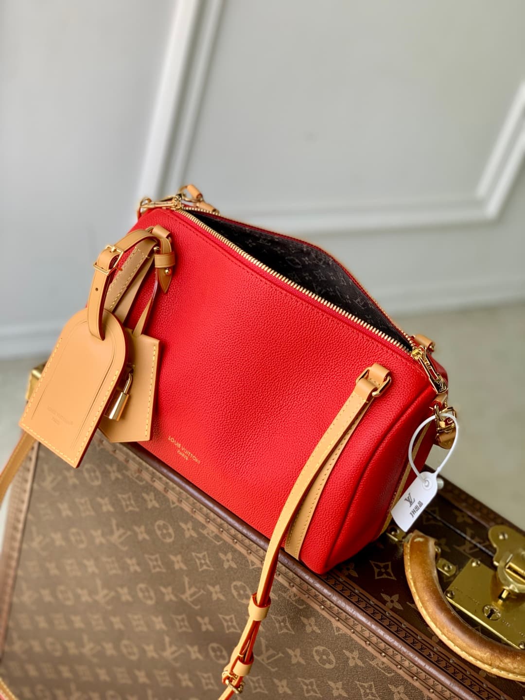 Louis Vuitton Express PM Calfskin leather Red M26905 High
