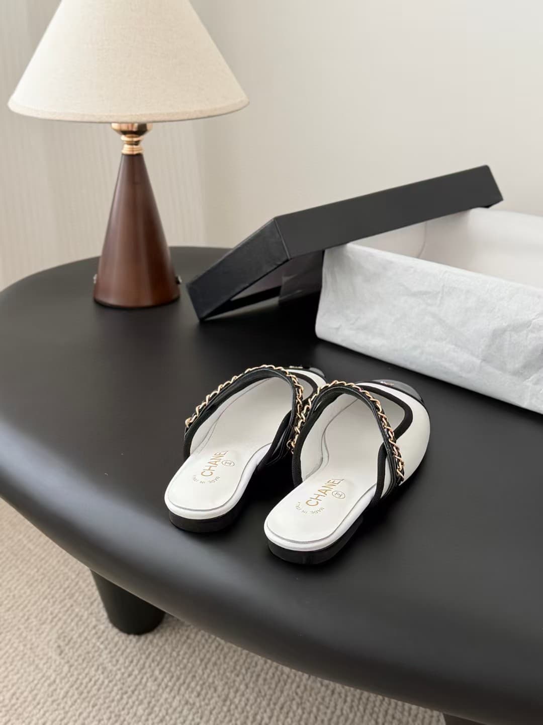 Chanel Mary Jane flats