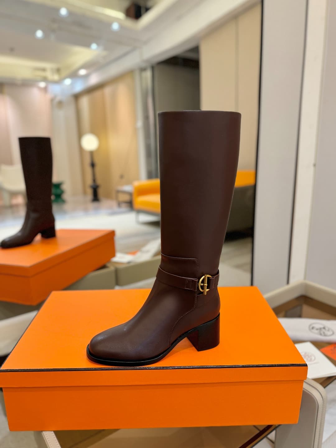 Hermes Justine 50 boot Boots Shoes Women