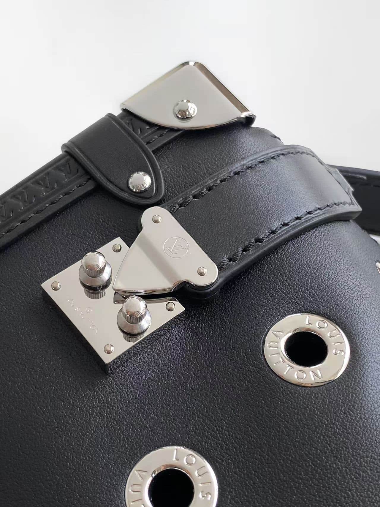 Louis Vuitton Side Trunk PM Black Calfskin leather M29903 High
