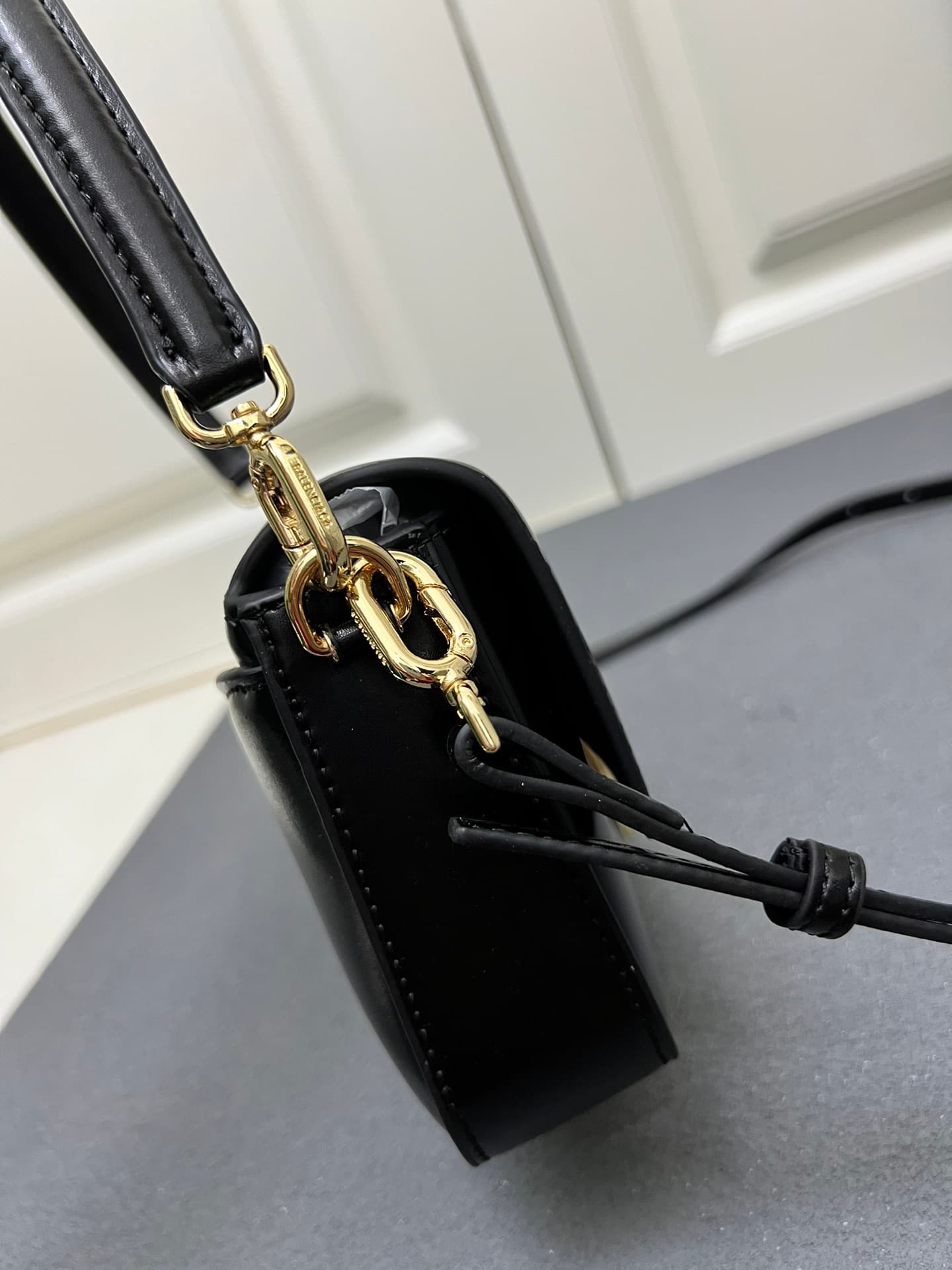 Balenciaga Hourglass sling bag Black High