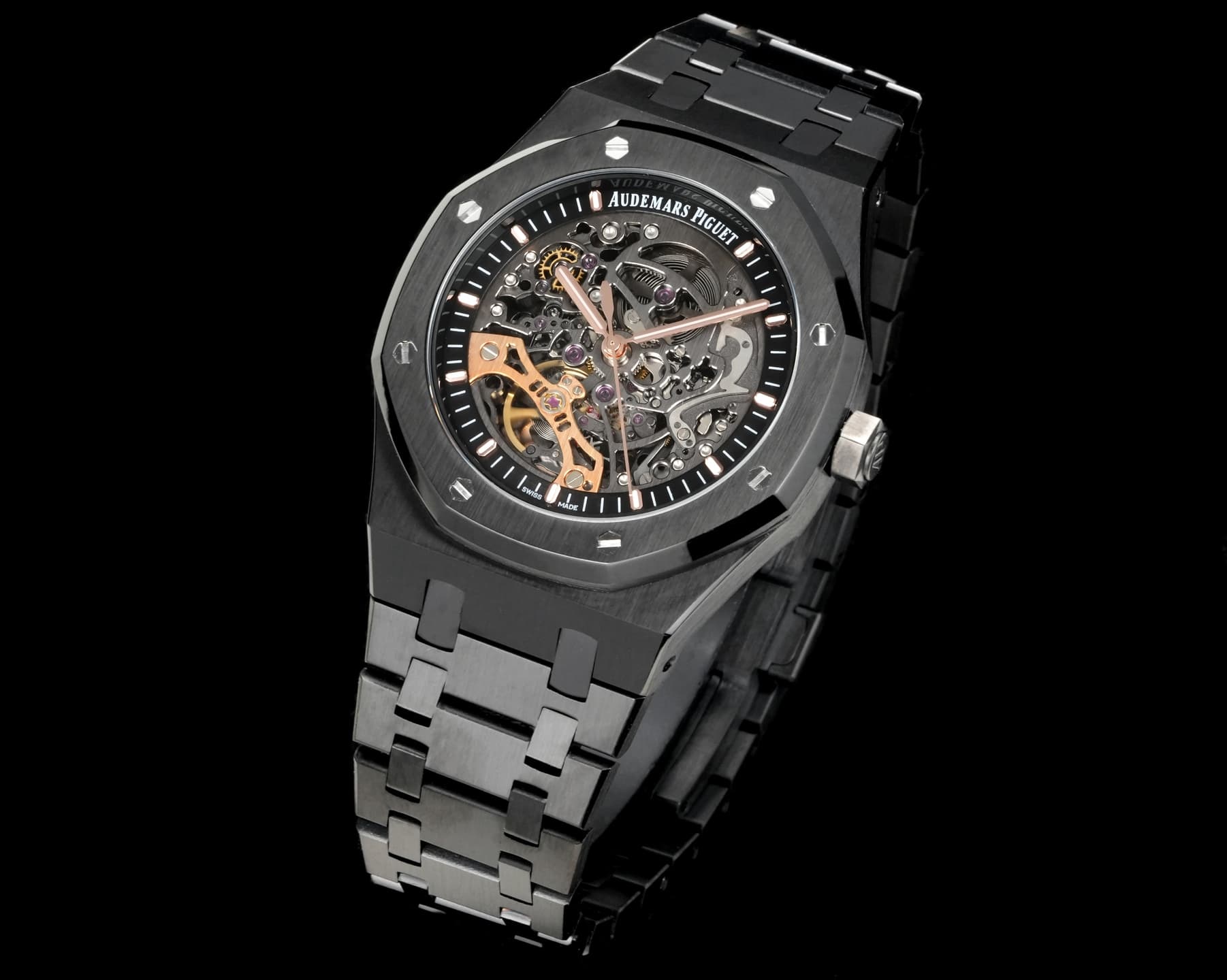 Audemars Piguet Royal Oak Double Balance Wheel Openworked Watch TOP