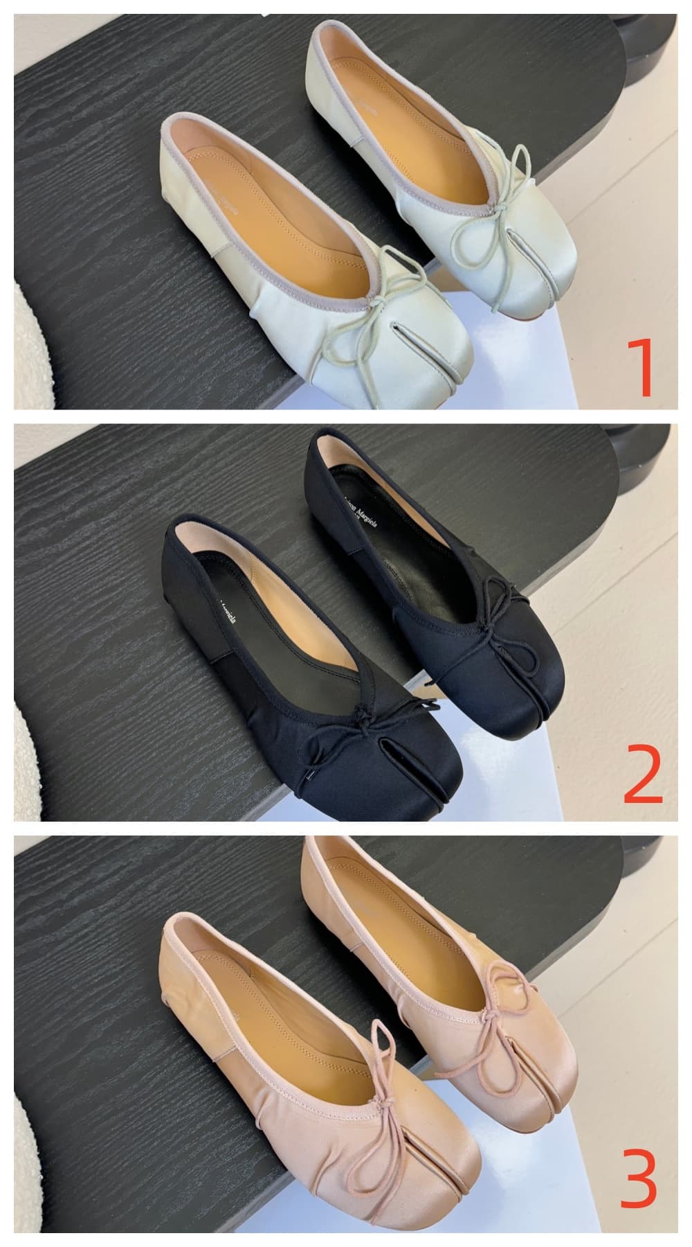 Maison Margiela Tabi Split-Toe Ballerina Flat Shoes Women