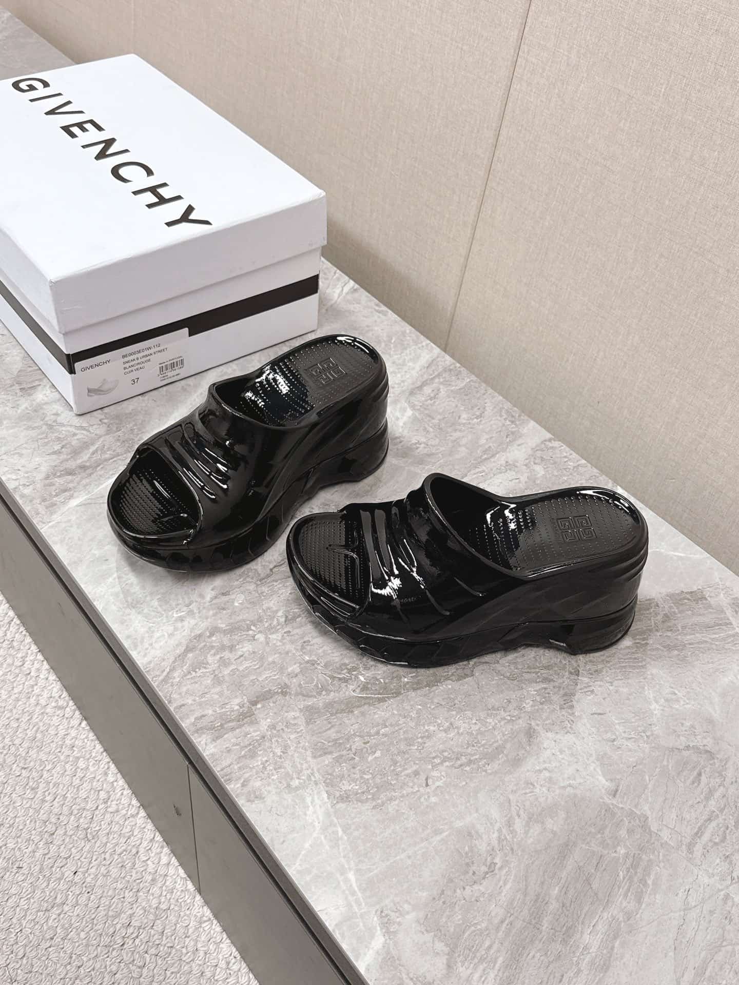 Givenchy Marshmallow Wedge Sandals