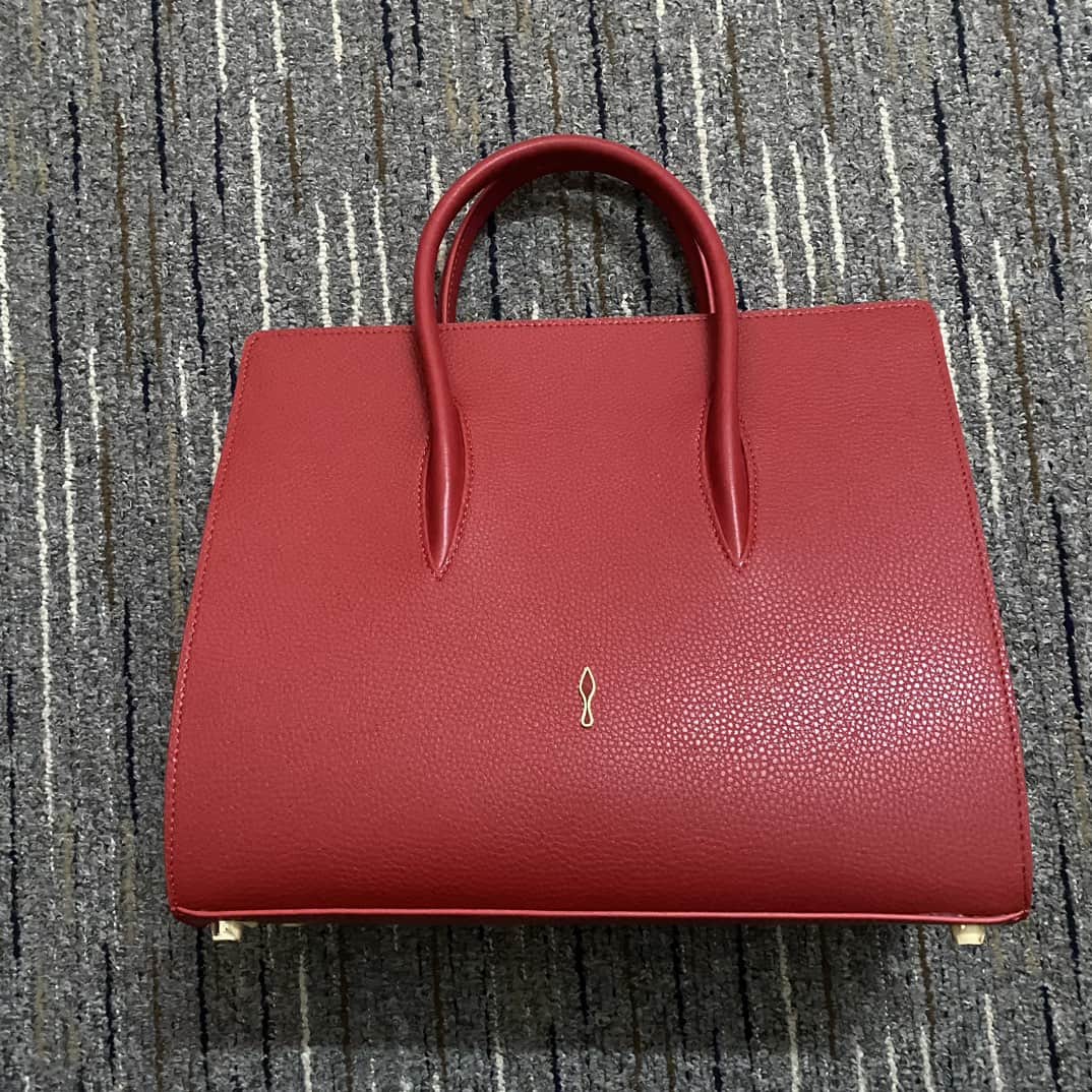 Christian Louboutin Paloma Medium Bag Calf Leather And Spikes High