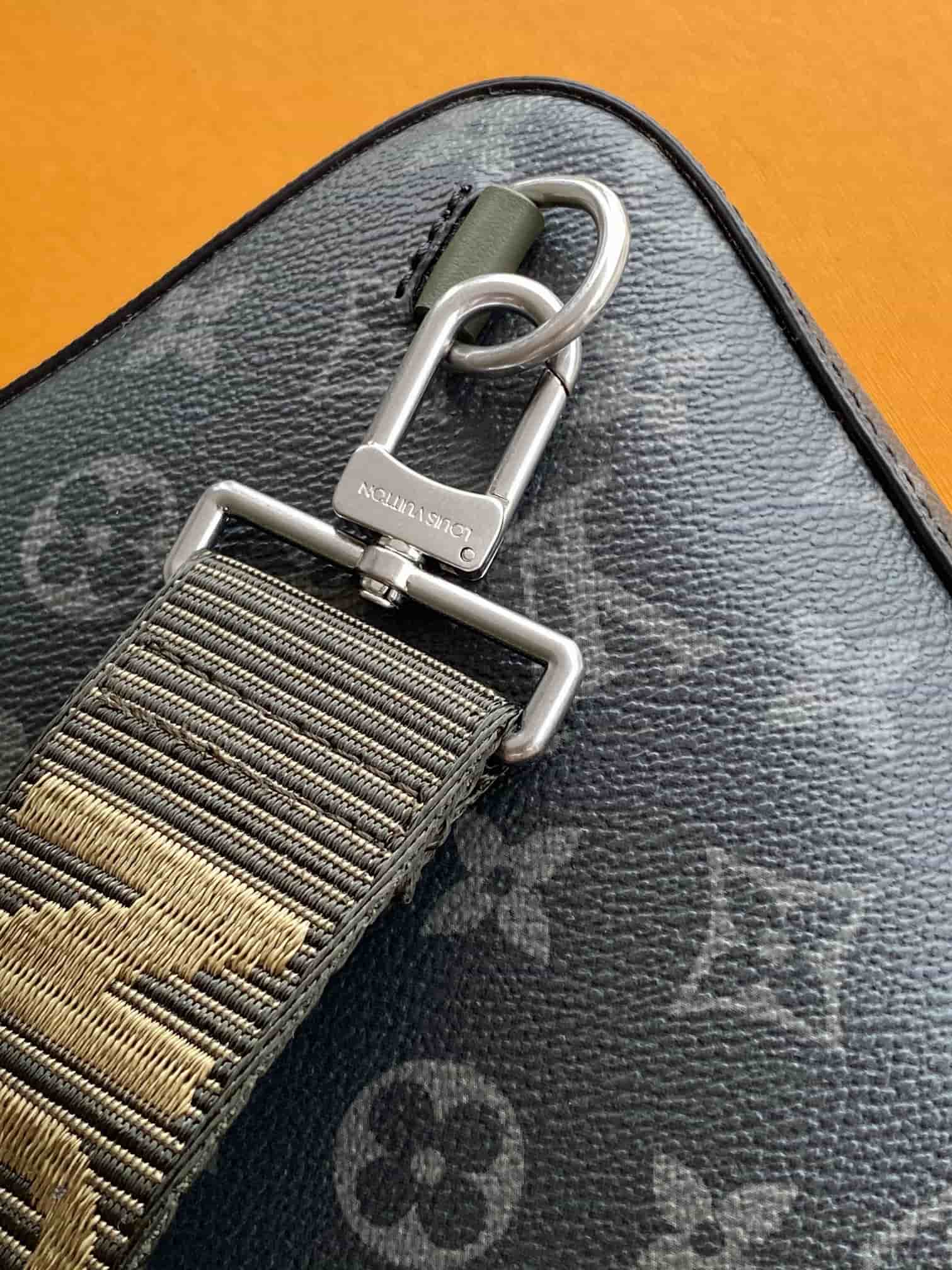 Louis Vuitton Avenue Slingbag PM Khaki Green Monogram Eclipse coated canvas M28735 High