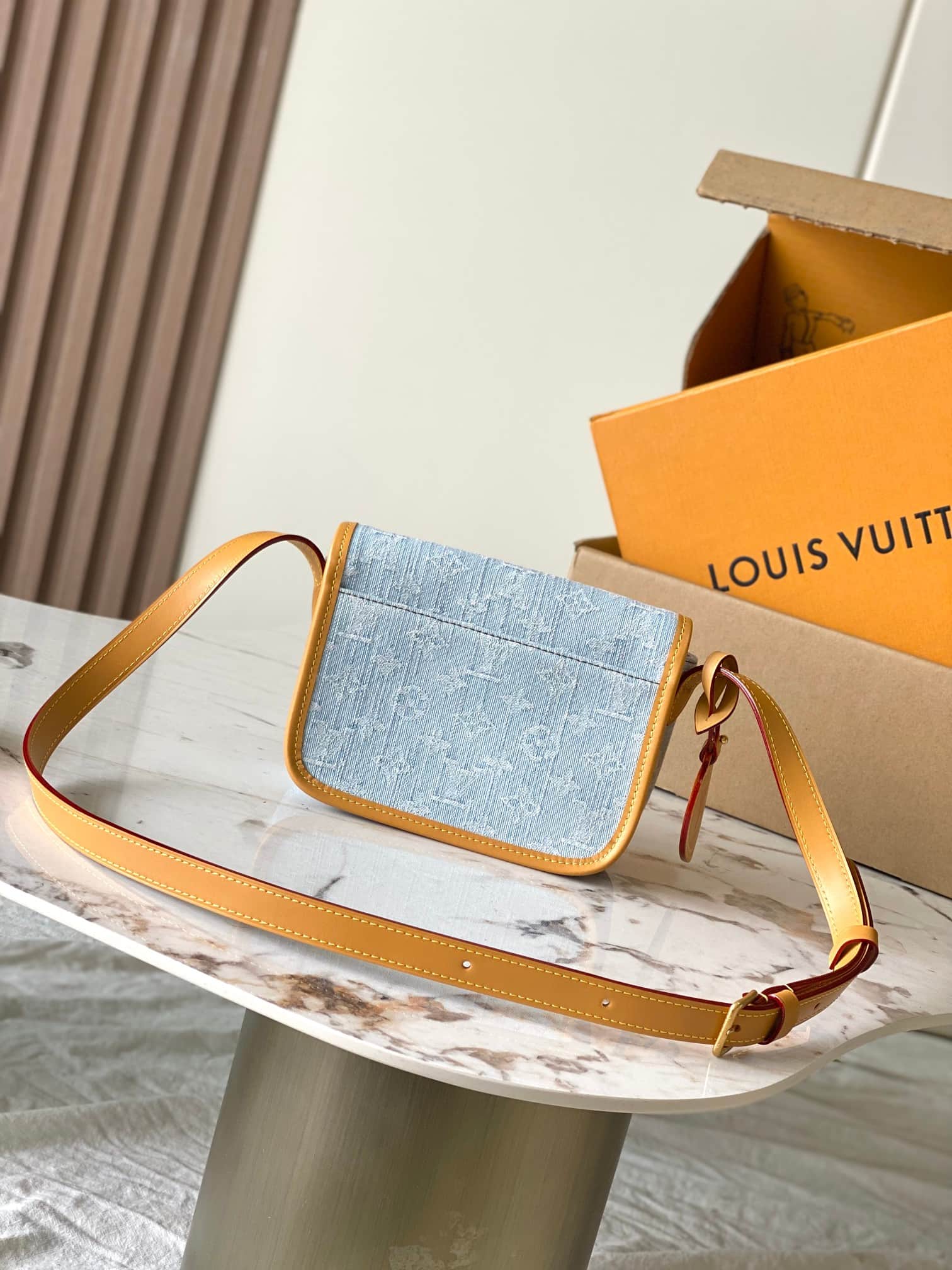 Louis Vuitton Nano Diane bag Monogram Denim Blue M2A647 TOP